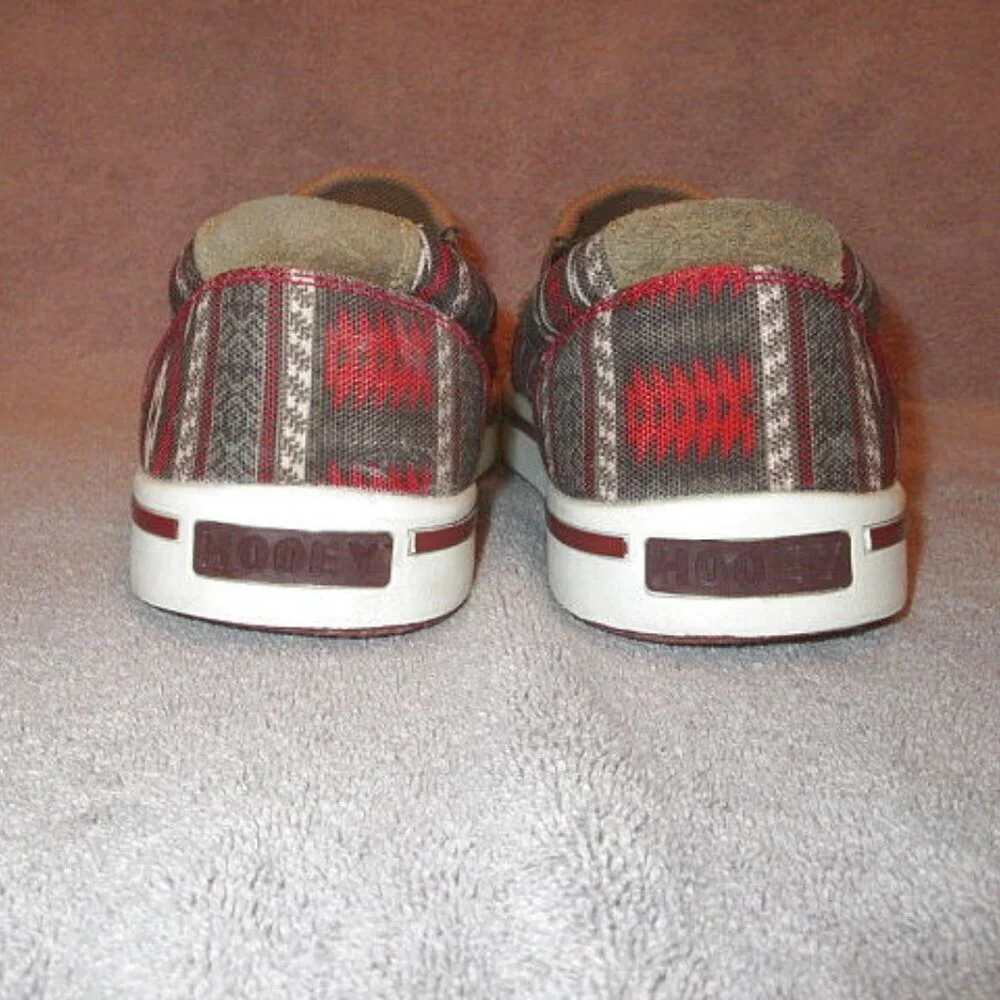 Twisted X Hooey Mens Slip On Loafer Size 10 Aztec Nomad Bomber Comfort Shoe EUC